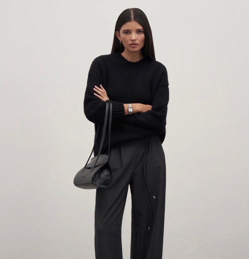 Yün karışımlı kazak - Görsel 2