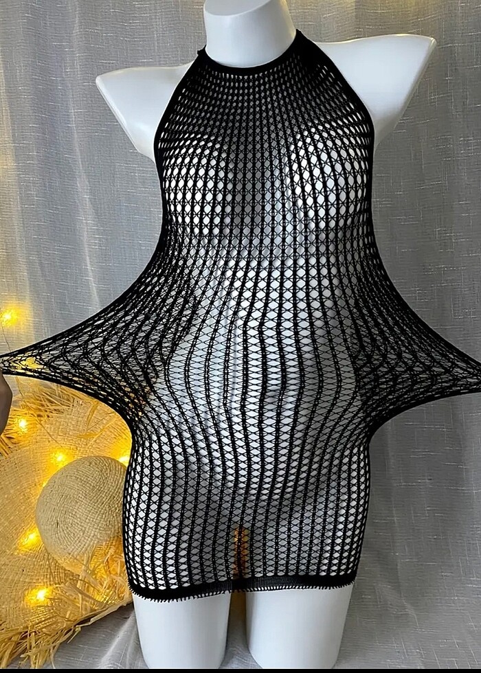 Fileli Plaj elbisesi - Görsel 3