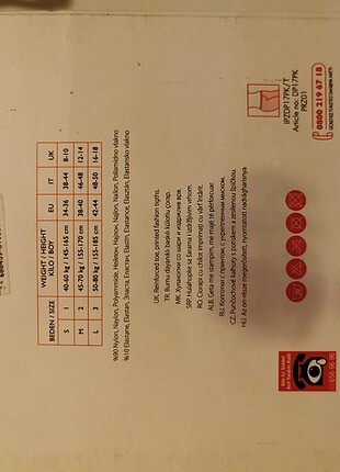 Penti Sıfır file ve desenli çorap.