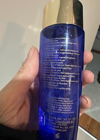 Estee lauder göz Makyaj Temizleyicisi boş şişesi - Görsel 3