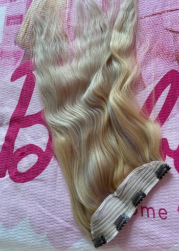 Gerçek Saç Yarım Ay Postiş - Görsel 3