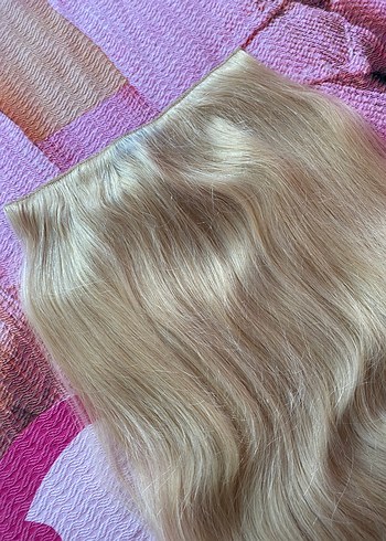 Gerçek Saç Yarım Ay Postiş - Görsel 2