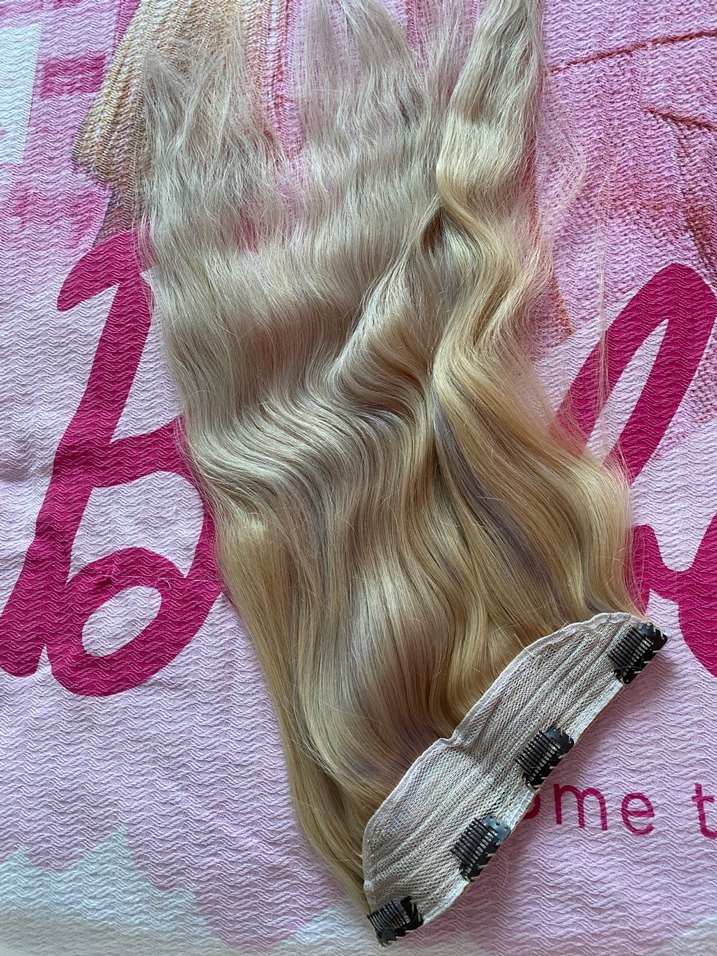 Gerçek Saç Yarım Ay Postiş - Görsel 3