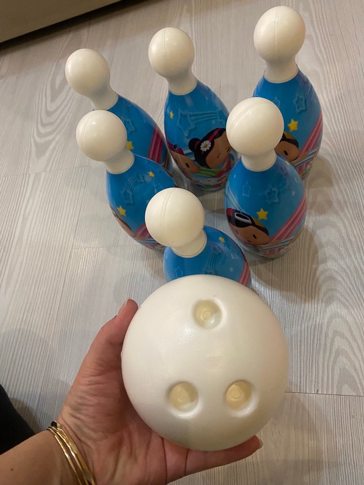 Renkli Mini Bowling Seti ve Topu Pepe Toyzz Shop Ürünü - Görsel 4