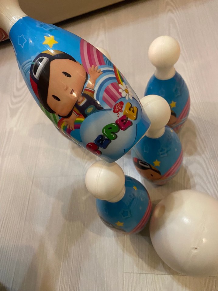 Renkli Mini Bowling Seti ve Topu Pepe Toyzz Shop Ürünü - Görsel 5