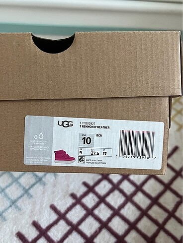 27 Beden UGG 27,5 bot fusya