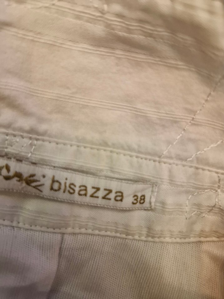 Kısa Kollu Beyaz Keten Uzun Elbise - Görsel 4