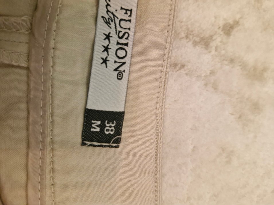 Bej Kadın Keten Kumaş Etek - Görsel 2