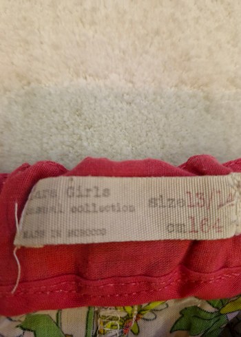 Çiçek Desenli Volanlı Bohem Kız Şort - Görsel 3