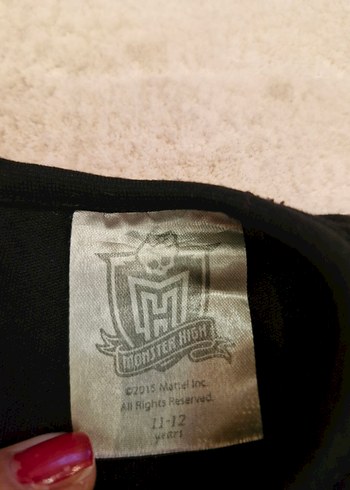 Siyah Gotik  Monster High Uzun Abiye Elbise - Görsel 3