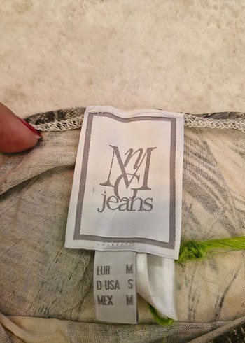 Bohem Tarzı Kısa Kollu Desenli Kadın Bluz - Görsel 3