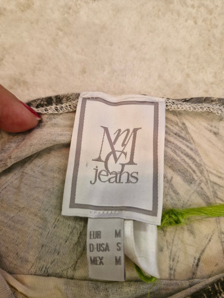 Bohem Tarzı Kısa Kollu Desenli Kadın Bluz - Görsel 3