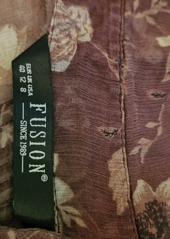 Düğmeli V Yakalı Bohem Uzun Kollu Bluz - Görsel 4