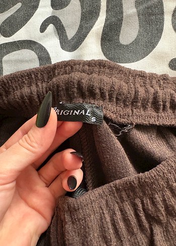 Kadın Kahverengi Rahat Bol Kesim Eşofman - Görsel 3