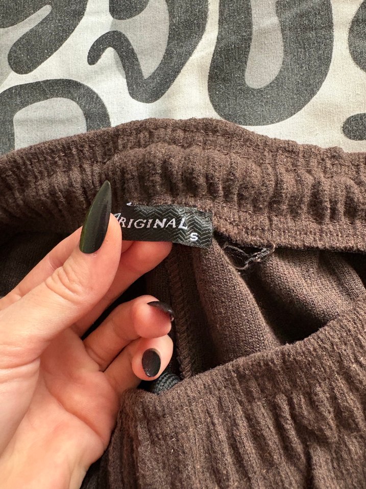 Kadın Kahverengi Rahat Bol Kesim Eşofman - Görsel 3