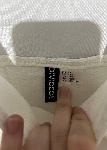 xs Beden beyaz Renk Beyaz Askılı Mini Elbise