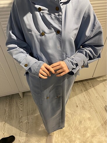 Diğer Butik trench Açıı mavi