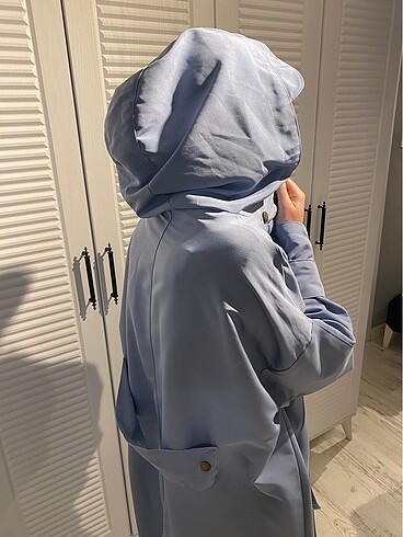 l Beden Butik trench Açıı mavi