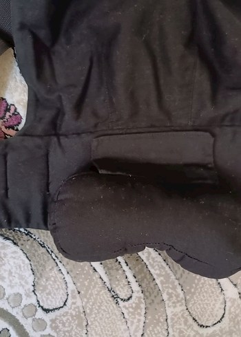Beden Gri Yıldız Desenli Bebek Kanguru