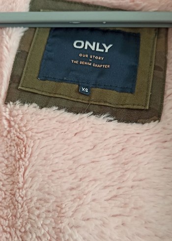 Zara Only Kamuflaj Desenli Peluş Astarlı Kadın Ceket