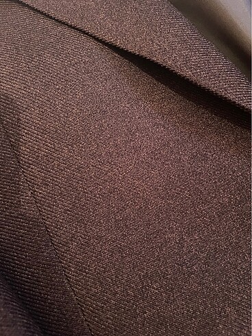 m Beden KOYU KAHVERENGI BLAZER OVERSIZEDIR