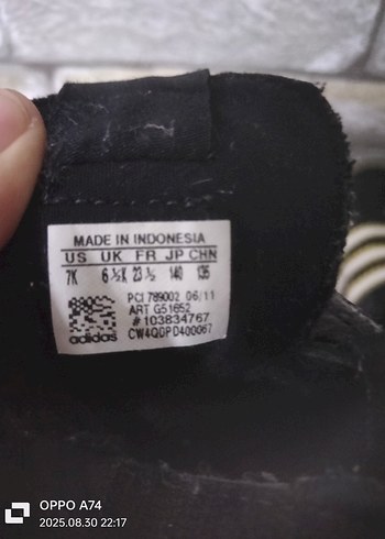 23 Beden siyah Renk orijinal adidas Goodyear bebek ayakkabısı