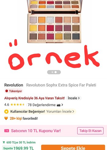Revolution Sophx Extra Spice Göz Farı Paleti - Görsel 5