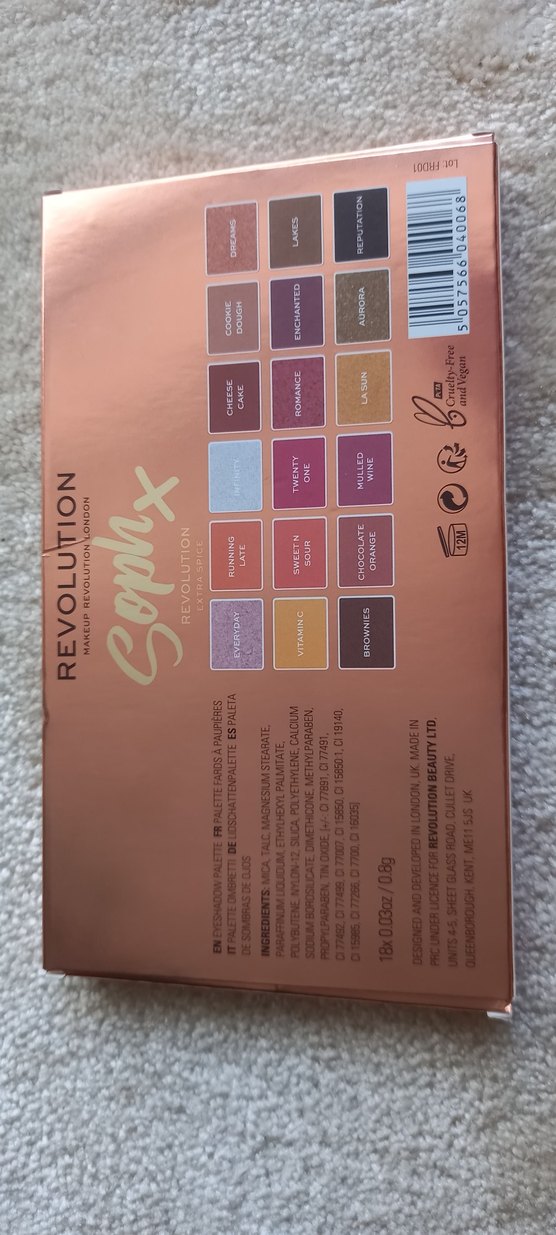 Revolution Sophx Extra Spice Göz Farı Paleti - Görsel 2