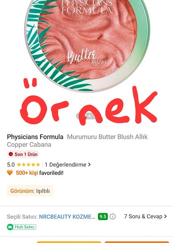 Physicians Formula Natural Glow Butter Allık - Görsel 5