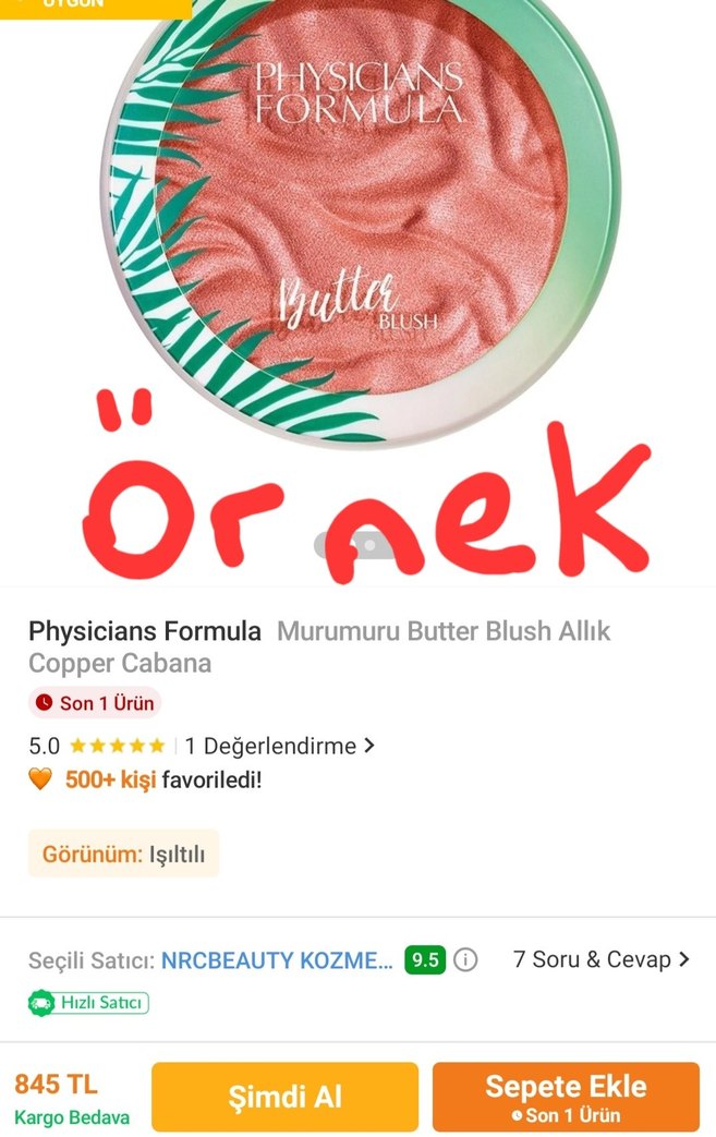 Physicians Formula Natural Glow Butter Allık - Görsel 5