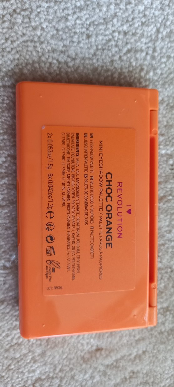 I Heart Revolution Choc Orange Mini Göz Farı Paleti - Görsel 2
