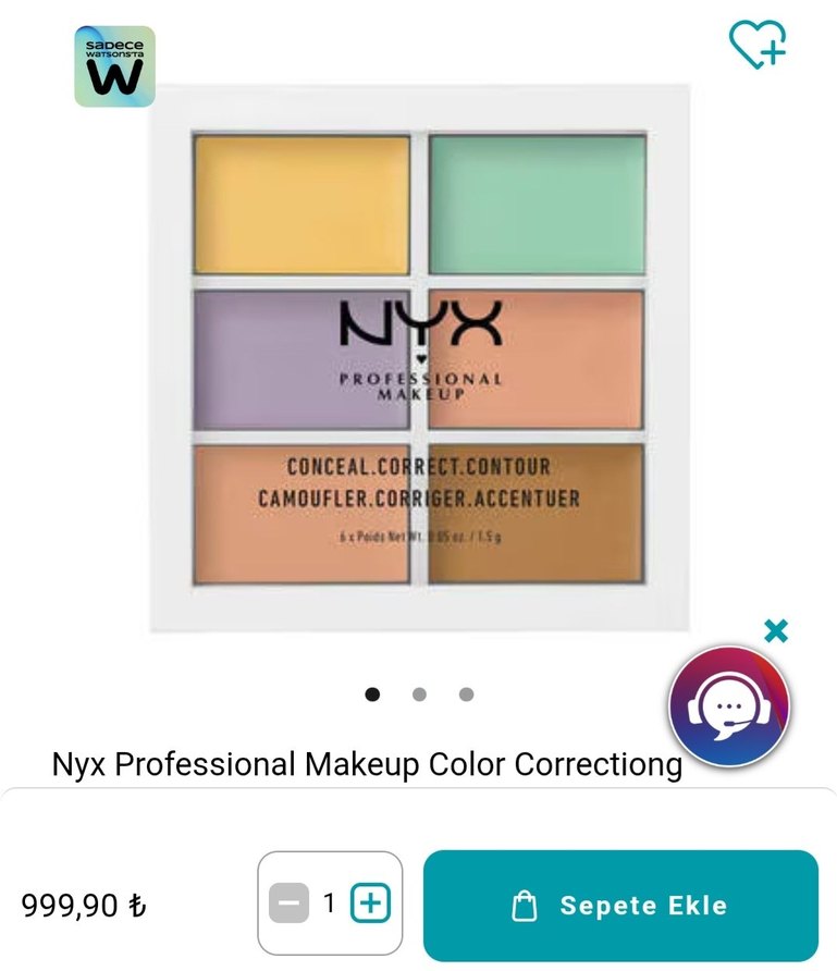 NYX Renk Düzeltici Kapatıcı Paleti - Görsel 4