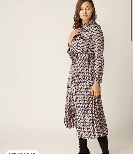Mango Desenli elbise