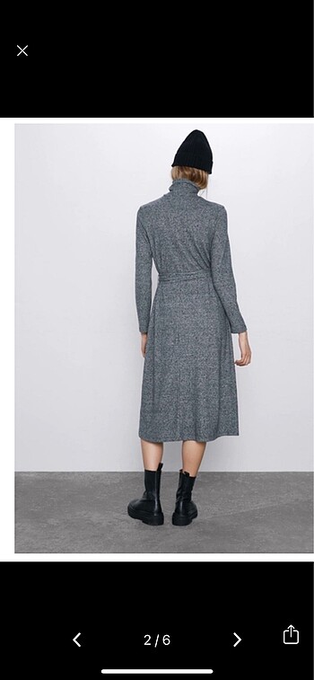 Zara Midi boy elbise