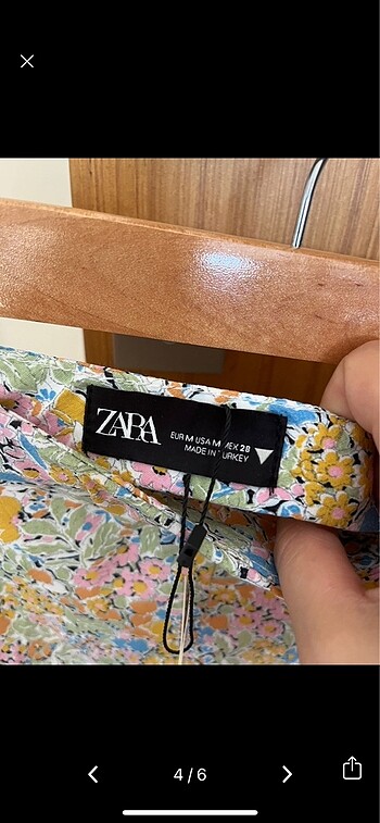 m Beden çeşitli Renk Zara çiçekli elbise