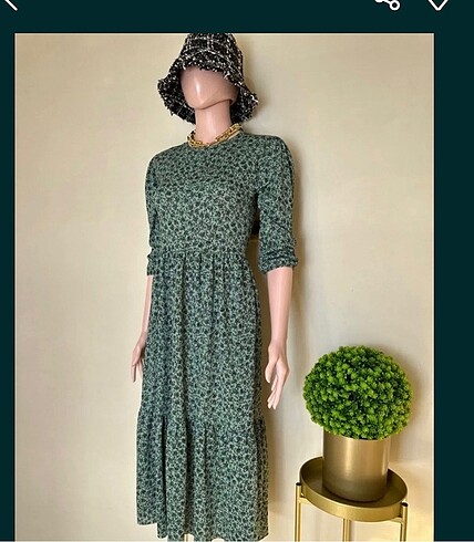 m Beden Zara midi boy elbise