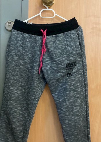 Nike Gri Belden Bağlamalı Rahat Kesim Kadın Eşofman