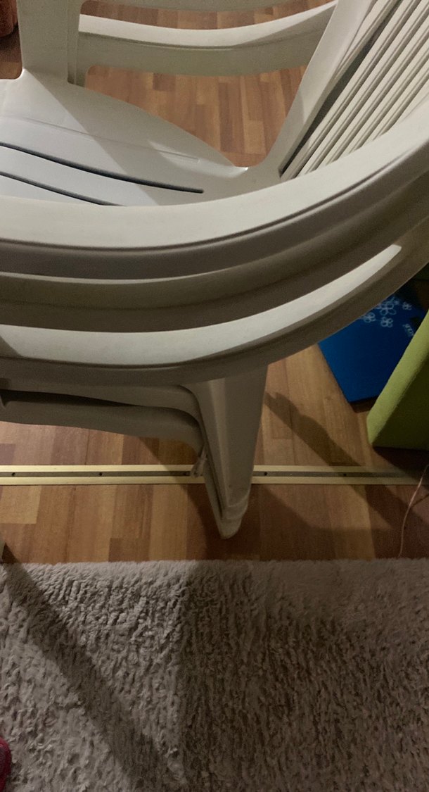 Beyaz  üç âdet sandalye - Görsel 4