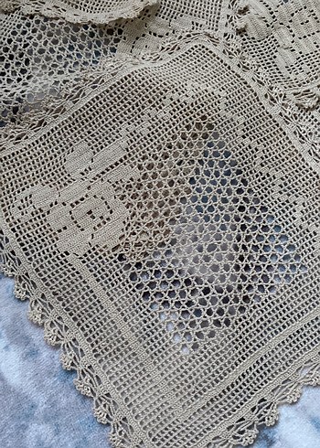 Bohem El Yapımı Dantel Örtü