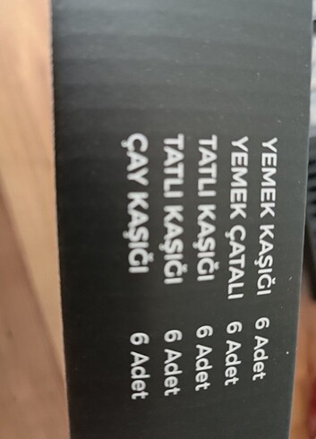 Sıfır kutulu 6 kişilik 