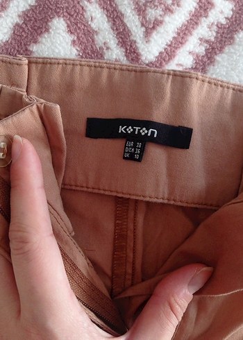 Koton Pliseli Pamuklu Etek - Görsel 2