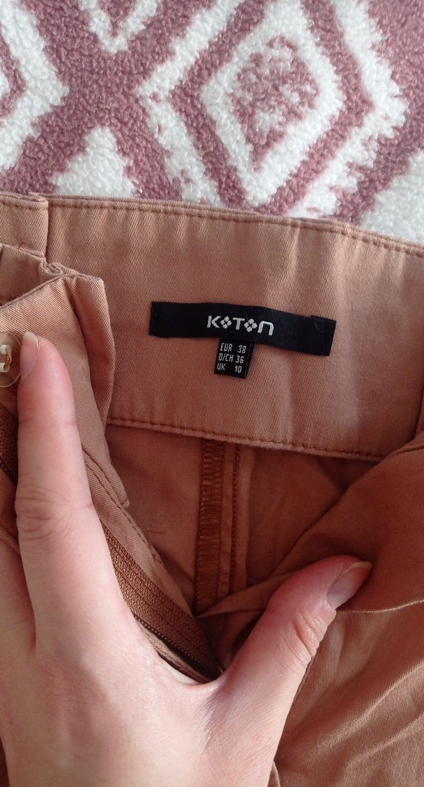 Koton Pliseli Pamuklu Etek - Görsel 2