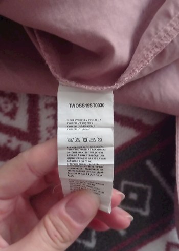 Trendyol Pembe Düğmeli Kısa Kollu Kadın Gömlek - Görsel 4