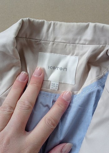 Bej Kadın Blazer Ceket - Görsel 2