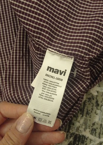 Düğmeli Uzun Kollu Kareli Erkek Gömlek - Görsel 4