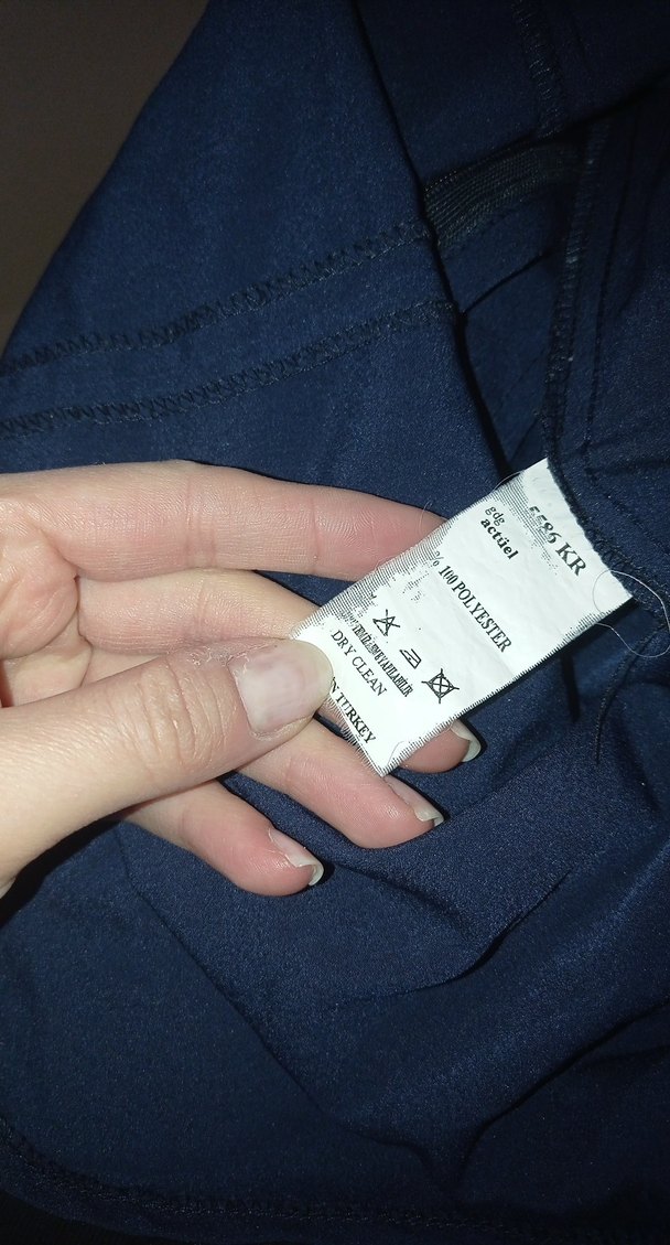 Kadın Lacivert Çiçek detaylı elbise - Görsel 4