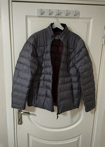 İgs Marka Gri Erkek kapitone Mont - Görsel 4