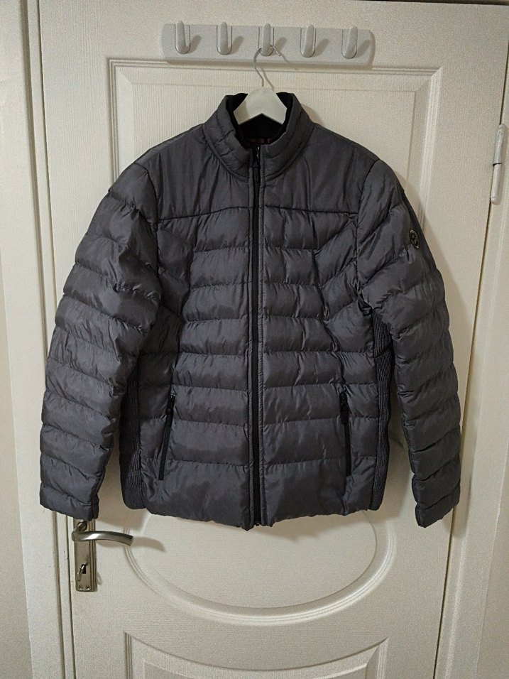 İgs Marka Gri Erkek kapitone Mont - Görsel 2