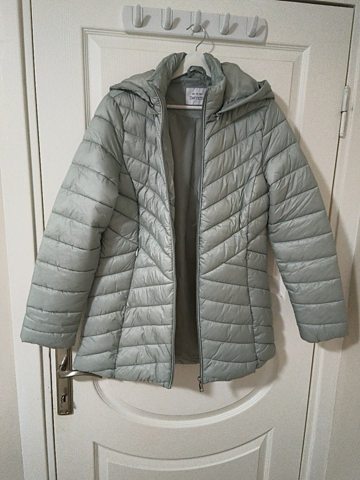 Kapitoneli kadın Mont - Görsel 3