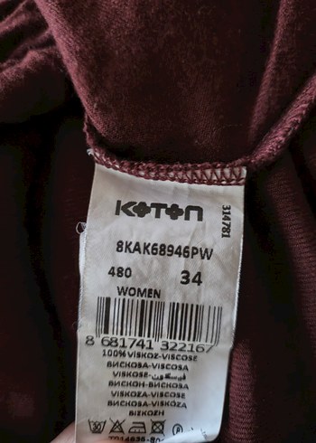 Bordo  Bluz - Görsel 5